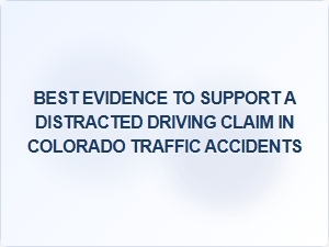 Evidence That Strengthens Distracted Driving Claims in Colorado